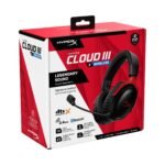 HyperX Cloud III S Wireless Gaming Headset (Black/Red) - Image 10