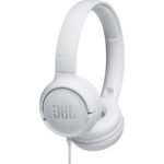 JBL Tune 500 Wired On-ear Headphones (White)
