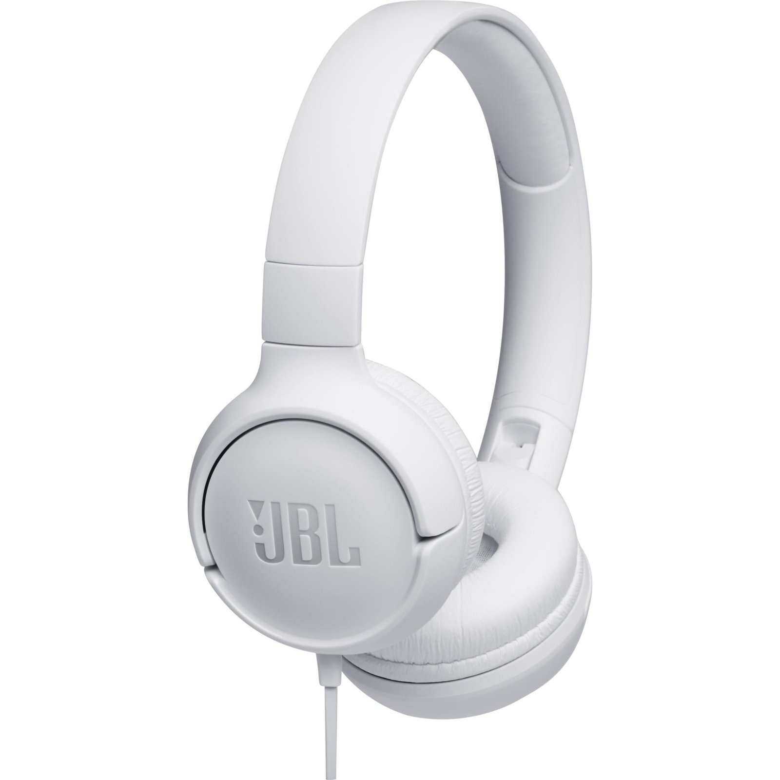 885593-Product-0-I-639112809004875281.jpg JBL Tune 500 Wired On-ear Headphones (White) - Image 1