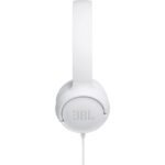 JBL Tune 500 Wired On-ear Headphones (White) - Image 5