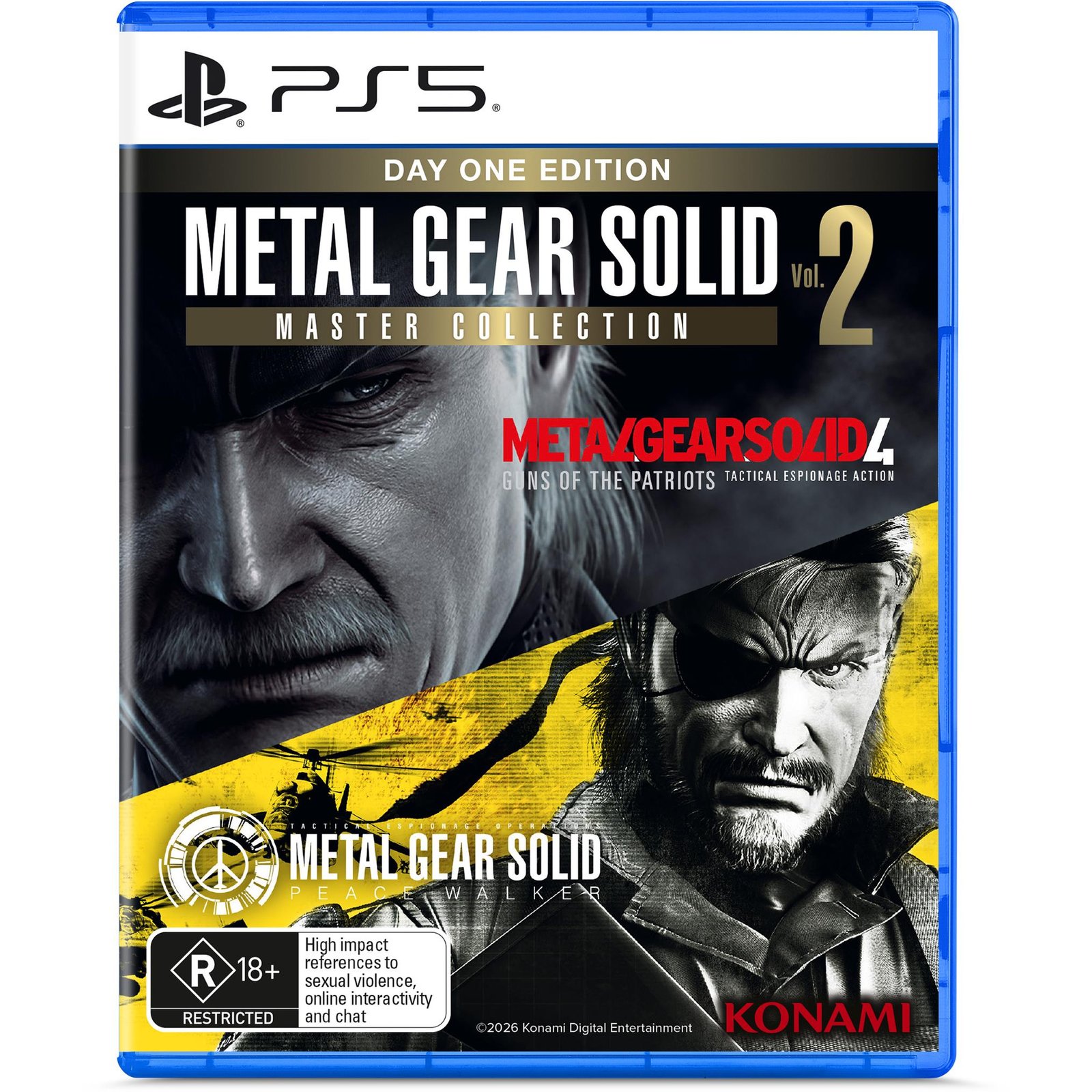 890020-Product-0-I-639069016202901853.jpg METAL GEAR SOLID: MASTER COLLECTION Vol. 2 Day 1 Edition - Image 1