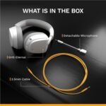 Glorious GHS Eternal Stereo Gaming Headset for PS5, PS4, Xbox, Switch and PC (White) - Image 11