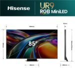 Hisense 85" UR9SAU ULED 4K UHD RGB Mini-LED Smart TV [2026] - Image 5