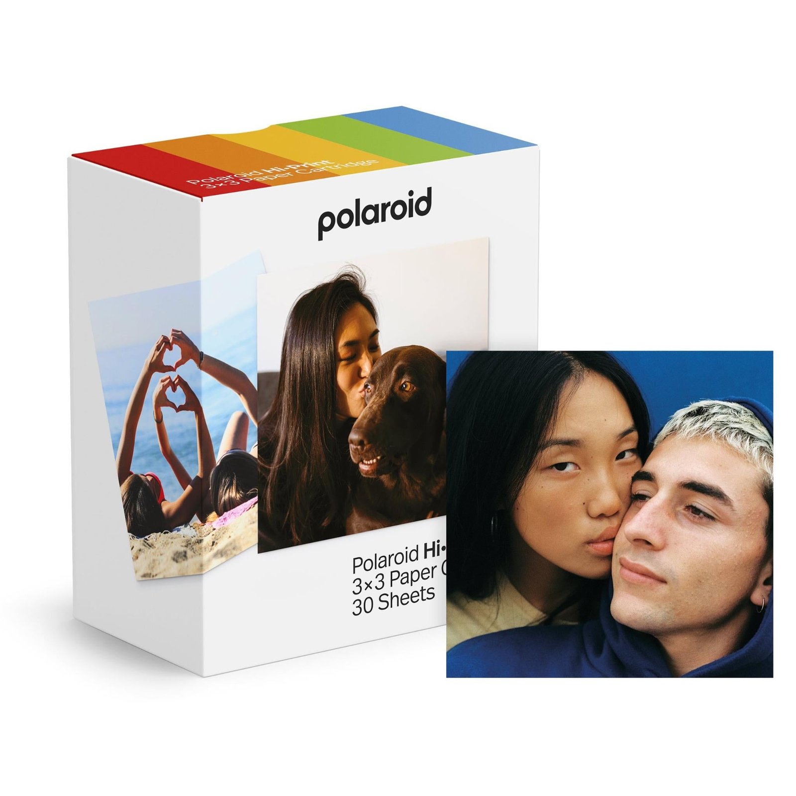 895776-Product-0-I-639136243202870557.jpg Polaroid Hi-Print 3×3 Paper Cartridge (30 Sheets) - Image 1