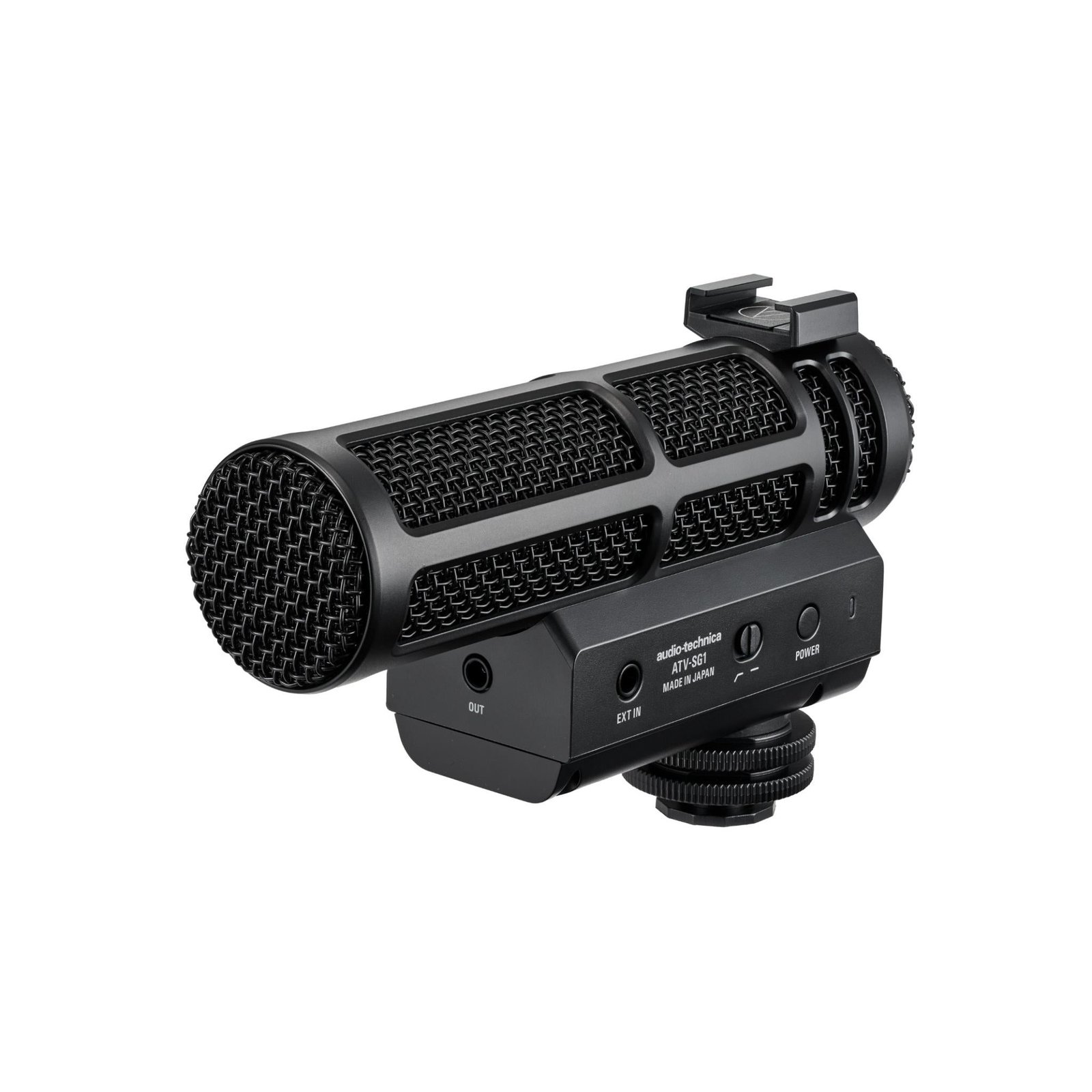 895877-Product-0-I-639135760805231384.jpg Audio-Technica ATV-SG1 Shotgun Mic with Shock Mount - Image 1