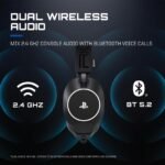 RIG R8 SPECTRE PRO HS Dual Wireless Gaming Headset and Base Station for PlayStation (Black) - Image 7