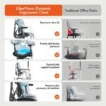 LiberNovo Omni Smart Dynamic Ergonomic Chair (Space Grey) - Image 6