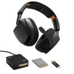 Glorious GHS Wireless InfinitePlay Gaming Headset for PC, PS5, PS4, Switch (Black)