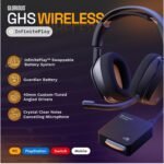 Glorious GHS Wireless InfinitePlay Gaming Headset for PC, PS5, PS4, Switch (Black) - Image 2