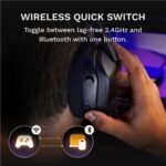 Glorious GHS Wireless InfinitePlay Gaming Headset for PC, PS5, PS4, Switch (Black) - Image 7