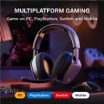 Glorious GHS Wireless InfinitePlay Gaming Headset for PC, PS5, PS4, Switch (Black) - Image 10