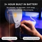 Glorious GHS Wireless InfinitePlay Wireless Gaming Headset for PC, PS5, PS4, Switch (White) - Image 4