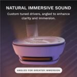 Glorious GHS Wireless InfinitePlay Wireless Gaming Headset for PC, PS5, PS4, Switch (White) - Image 5