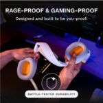 Glorious GHS Wireless InfinitePlay Wireless Gaming Headset for PC, PS5, PS4, Switch (White) - Image 8