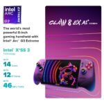 MSI Claw 8 EX AI+ 8" FHD+ Touchscreen 120Hz Gaming Handheld - Intel Arc G3 Extreme (1TB SSD) - Image 9