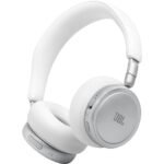 JBL Live 680NC Wireless Noise Cancelling On-ear Headphones (White)