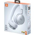 JBL Live 680NC Wireless Noise Cancelling On-ear Headphones (White) - Image 9