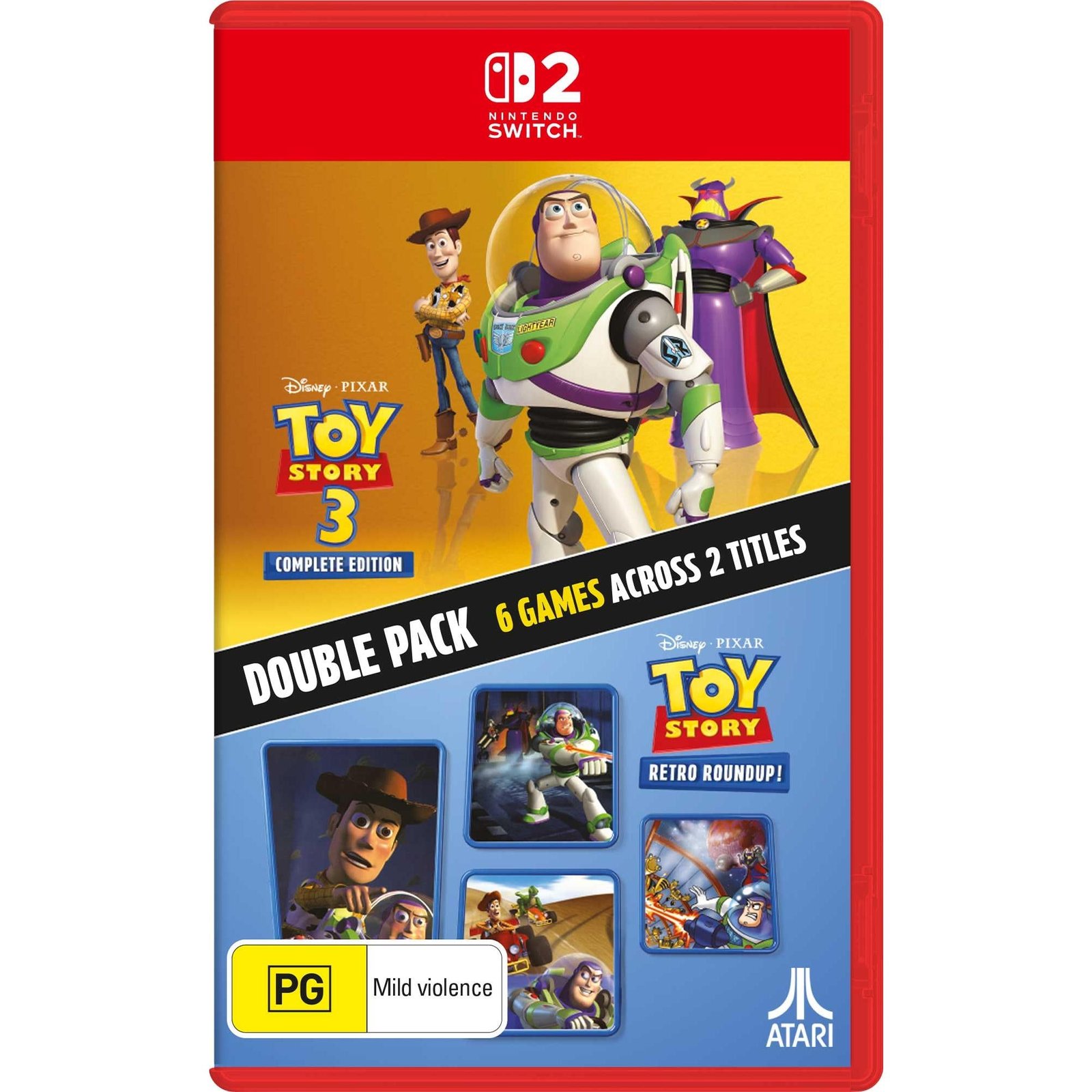 899857-Product-0-I-639186405602099526.jpg Toy Story: Retro Roundup! + Toy Story 3 Complete Edition Double Pack - Image 1