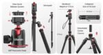Ulanzi TT31 Claw Quick Release Camera Tripod & Monopod T050CNB1 - Image 3