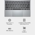 Dell XPS 13 13.4" 2.5K Touch Laptop (Intel Core 5 - 320)[512GB/8GB] - Image 10