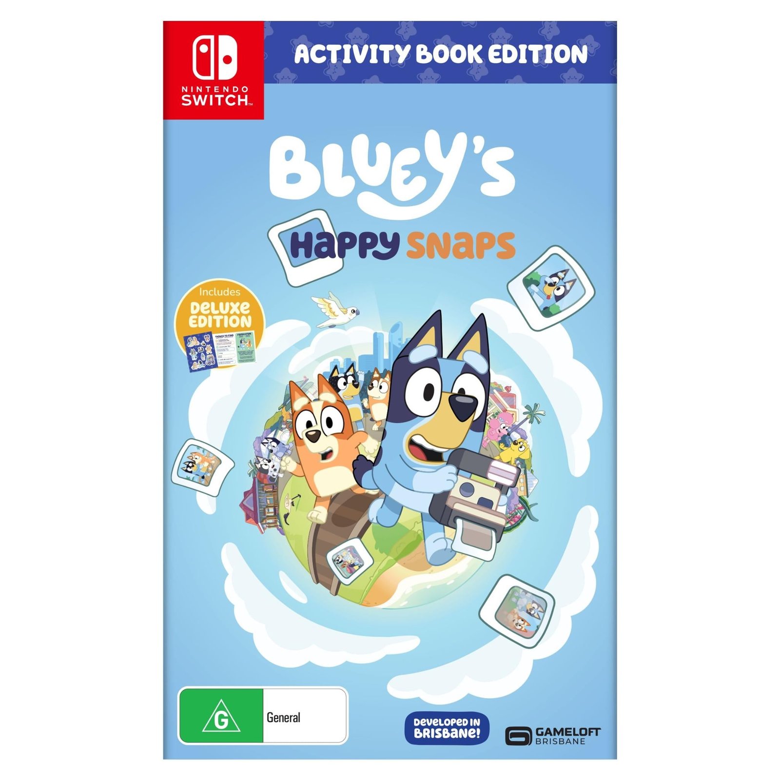 907012-Product-0-I-639204409203820746.jpg Bluey's Happy Snaps: Activity Book Edition - Image 1