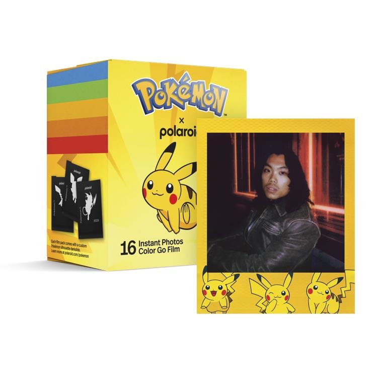 907485-Product-0-I-639233073004962327.jpg Polaroid Go Pokémon Colour Film Pikachu Frame (16 Pack) - Image 1