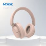 Laser Active Noise Cancelling Bluetooth Headphones (Pink) - Image 9