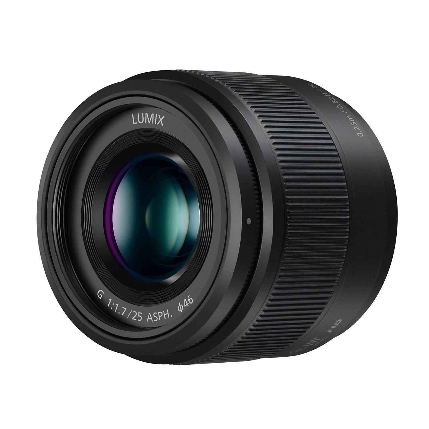 941558-Product-0-I_b3f4eaf5-8965-463c-94c3-d0ceec29a5e4.jpg Panasonic Lumix 25mm f1.7 ASPH Camera Lens - Image 1