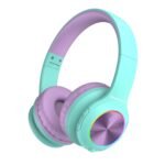 PowerLocus PLED Kids Bluetooth Headphone (Teal/Purple)