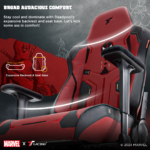 TTRacing Swift X Pro Gaming Chair - Deadpool Edition - Image 3