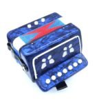 Kids Button Accordion Bass Treble MA218-BLU (Blue Shell Finish)