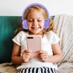 Laser ANC Kids Wireless Headphones Volume-Limited (Lilac) - Image 2