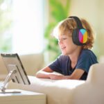 Laser Kids Wireless Headphones – Volume Limited (Black) - Image 3