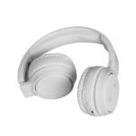 Laser Foldable Bluetooth Headphones with Mic (Bright White) - Image 2