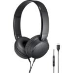 Audio-Technica ATH-S120 USB-C On-Ear Headphones (Black)