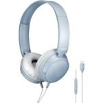 Audio-Technica ATH-S120 USB-C On-Ear Headphones (Blue-grey)