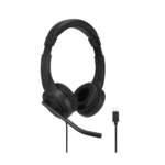 Kensington H1000 USB-C On-Ear Headset Headphones Black - Image 2