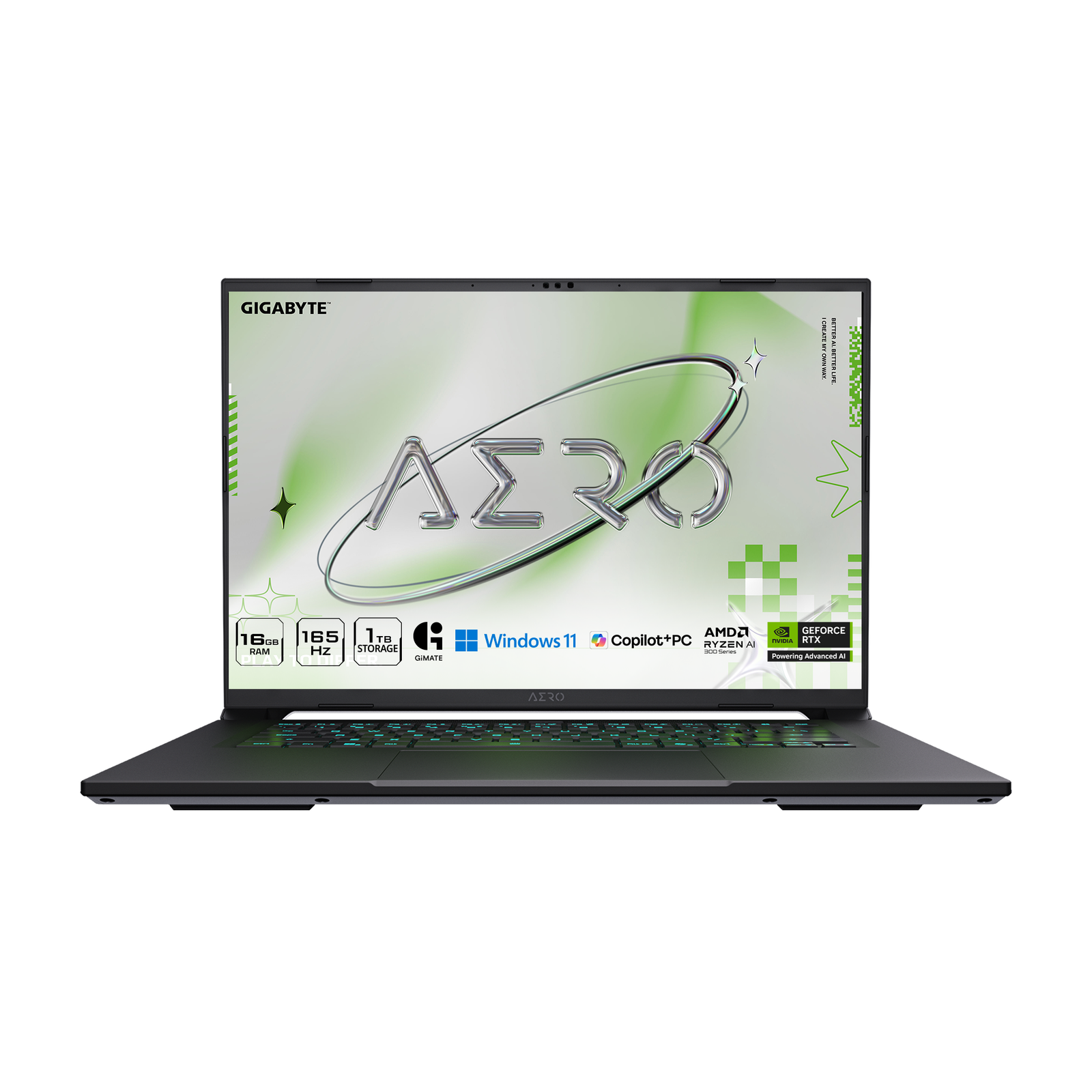 a28f3cf92f56449fa4e89e9fab42bcfa.png GIGABYTE AERO X16 RTX 5060 Ryzen AI 7 350 Gaming Laptop - Image 1