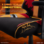 TTRacing Swift X Pro Air Threads Fabric Gaming Chair (Naruto Edition) - Image 4