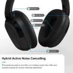 Silcron Active Noise Cancelling Bluetooth Headphones (Black) - Image 8