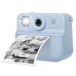 Lenoxx Kids 48MP Instant Print Camera with Dual Lens 1080P HD Video (Blue)