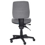 Buro Roma 3 Lever Mid Back With Seat Slide Without Arms Safetex Smoke - Image 4