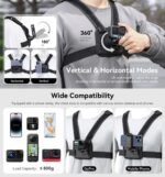 Ulanzi CM028 Go-Quick II Magnetic Chest Mount for GoPro/Phone - Image 4