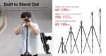 Ulanzi TT31 Claw Quick Release Camera Tripod & Monopod T050CNB1 - Image 7