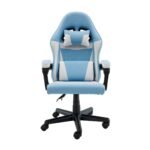 Sarantino Antre Adjustable Height Gaming Chair (Blue/White) - Image 3