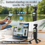 ZLOS LS03 4K Pocket Action Camera with Face Tracking & Tripod - Image 6