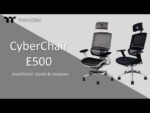 Thermaltake CYBERCHAIR E500 Ergonomic Gaming Chair (White) - Image 7