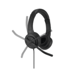 Kensington H1000 USB-C On-Ear Headset Headphones Black - Image 9
