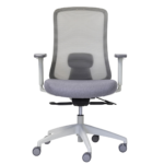 Buro Elan Office Chair with Arms Light Grey - Image 2
