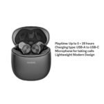 AIWA In-Ear Gelstem Bluetooth Earbuds (Black) - Image 2